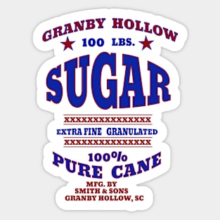 Vintage Sugar Sack Design Sticker